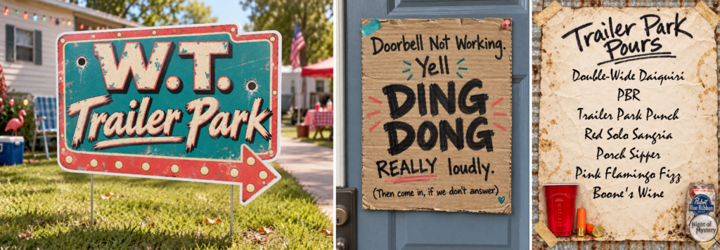 Night of Mystery | Last-Minute Hosting Tips Skip the Store Run for Decor