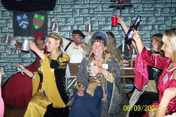 Guests at A Knight of Murder Mystery Party Game