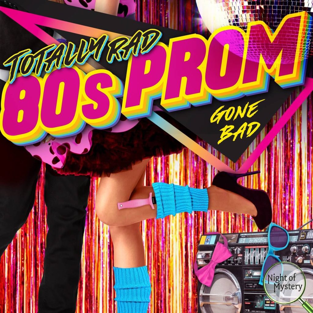 80s prom murder mystery party kit