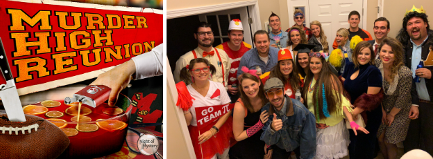 Night of Mystery | Murder Mystery Party Ideas High School Reunion Mysteries