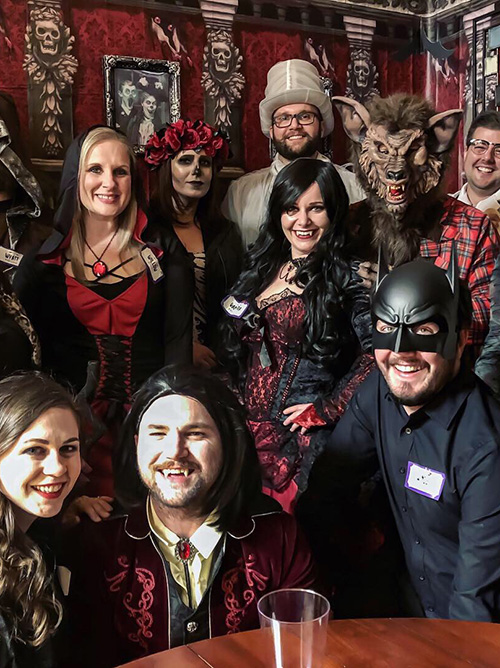 Guests at A Knight of Murder Mystery Party Game