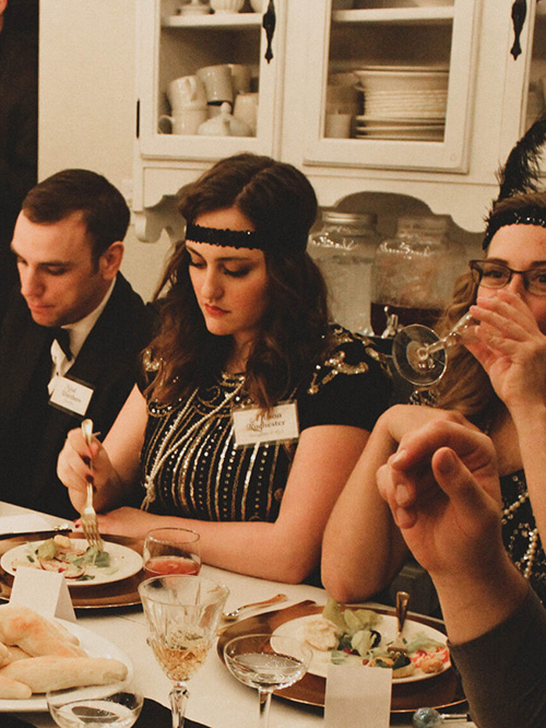 Guest for Logo Square for A Deadly Vintage Murder Mystery Party Game