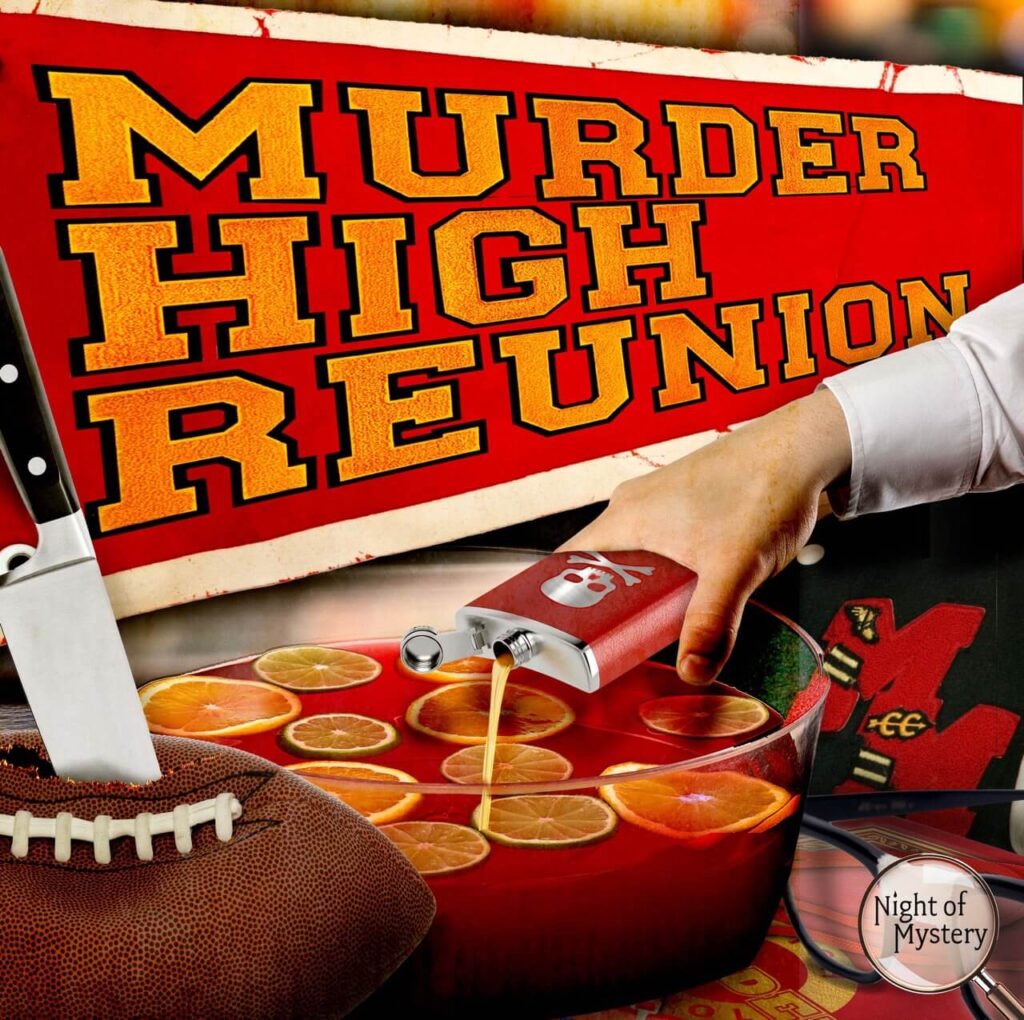high school reunion murder mystery party