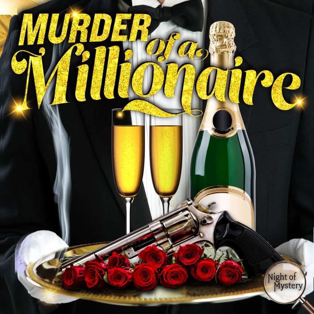 millionaire murder mystery party kit