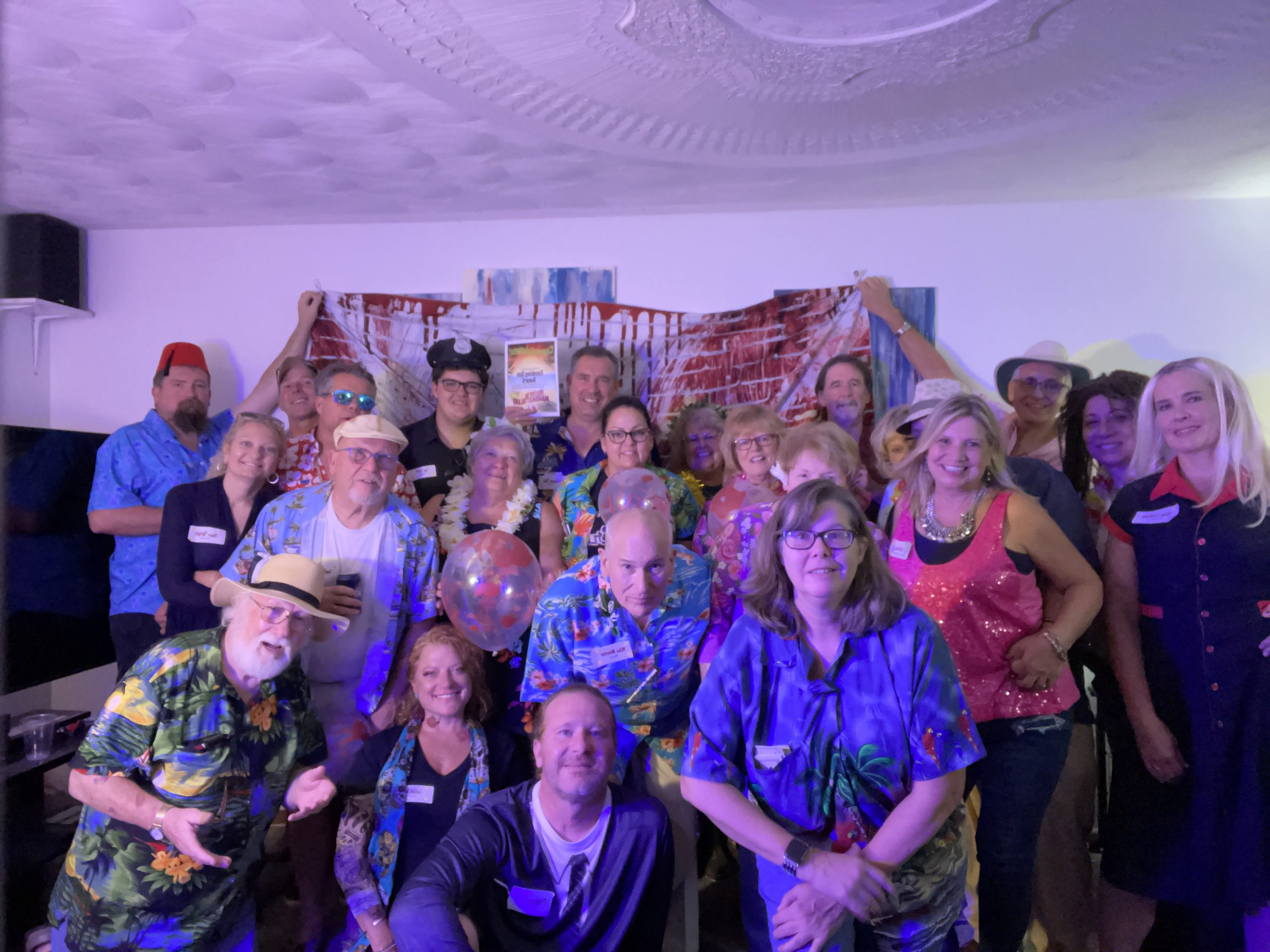 Guests at Murder in Margaritaland Murder Mystery Party Game