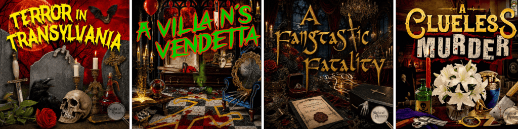 Night of Mystery | Halloween Themed Murder Mystery Party: A Unique Party Idea Choose a Halloween Theme