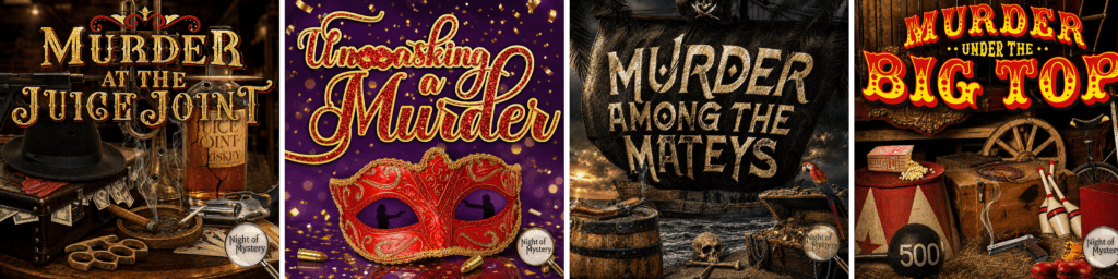 Night of Mystery | Halloween Themed Murder Mystery Party: A Unique Party Idea Pick a mystery that matches the kind of Halloween experience you want to create