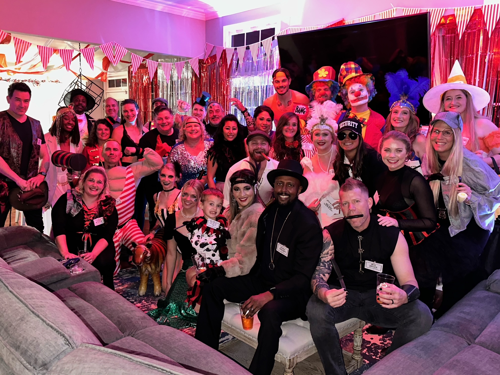 Guests of Murder Under The Big Top Murder Mystery Party Game