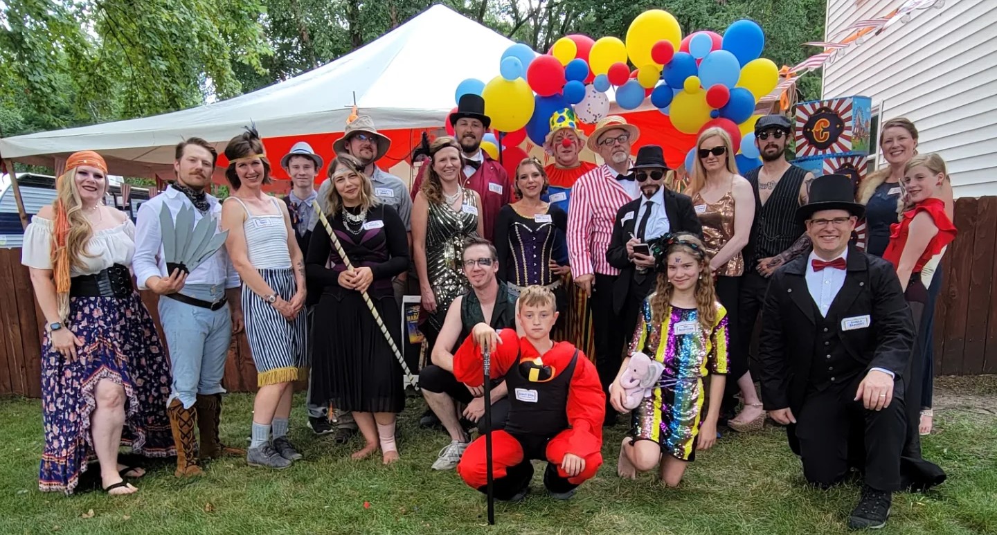 Guests of Murder Under The Big Top Murder Mystery Party Game