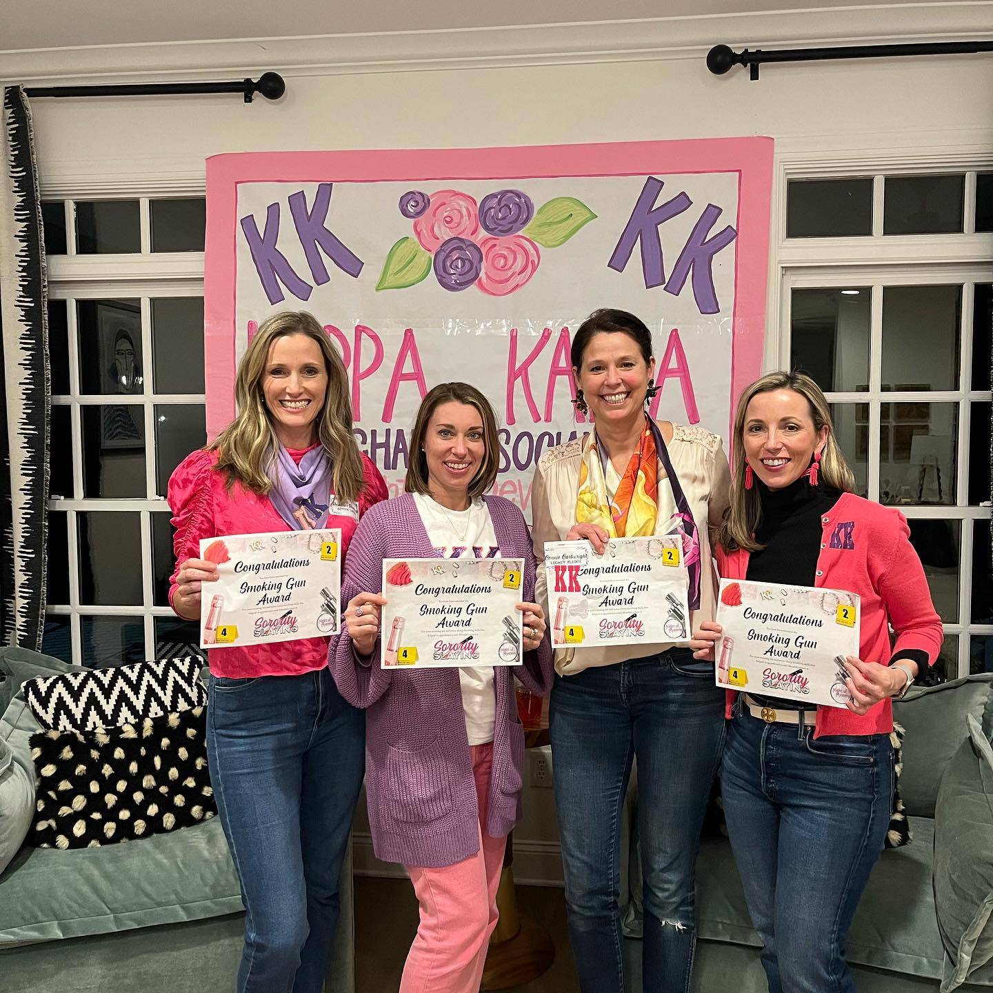 Guests for A Sorority Slaying Murder Mystery Party Game