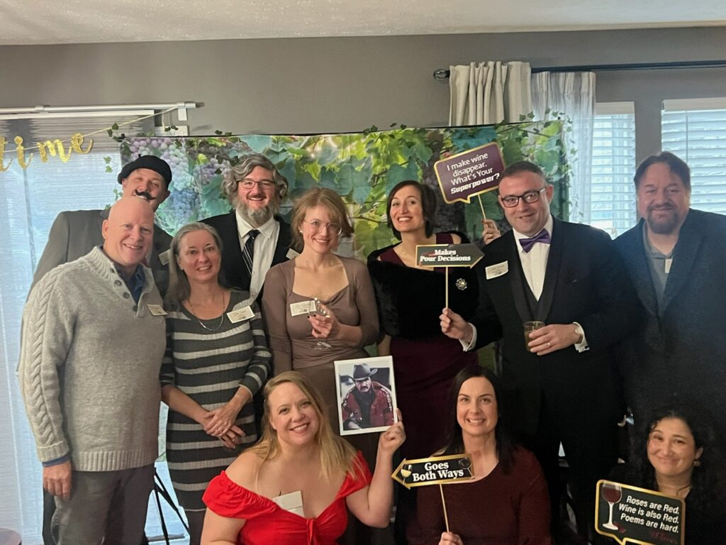 Sip, Savor, and Solve: A Deadly Vintage at Amanda’s | April 2025 Party of the Month – A Deadly Vintage | POM 04/25