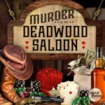 Night of Mystery | Murder Mystery Game Kit: Complete Buyer’s Guide Logo Square for Murder at The Deadwood Saloon Murder Mystery Party Game