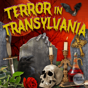 Night of Mystery | Halloween Office Party Ideas shop Terror in TRansylvania halloween murder mysterty party game