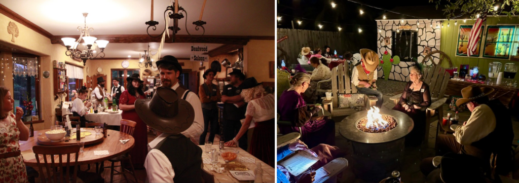 Night of Mystery | How to Decorate for a Murder Mystery Party (Without Breaking the Bank) Create Comfortable Gathering Areas