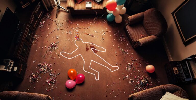 Day 18: Deadly Décor – Crime Scene Tape Outline