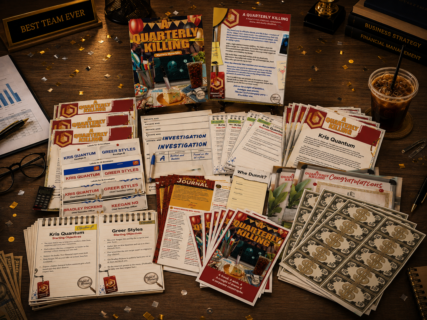 A Quarterly Killing Murder Mystery Party Game - Image 4