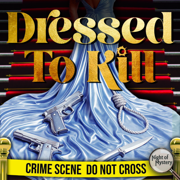 Dressed to Kill Mystery Party Game Logo