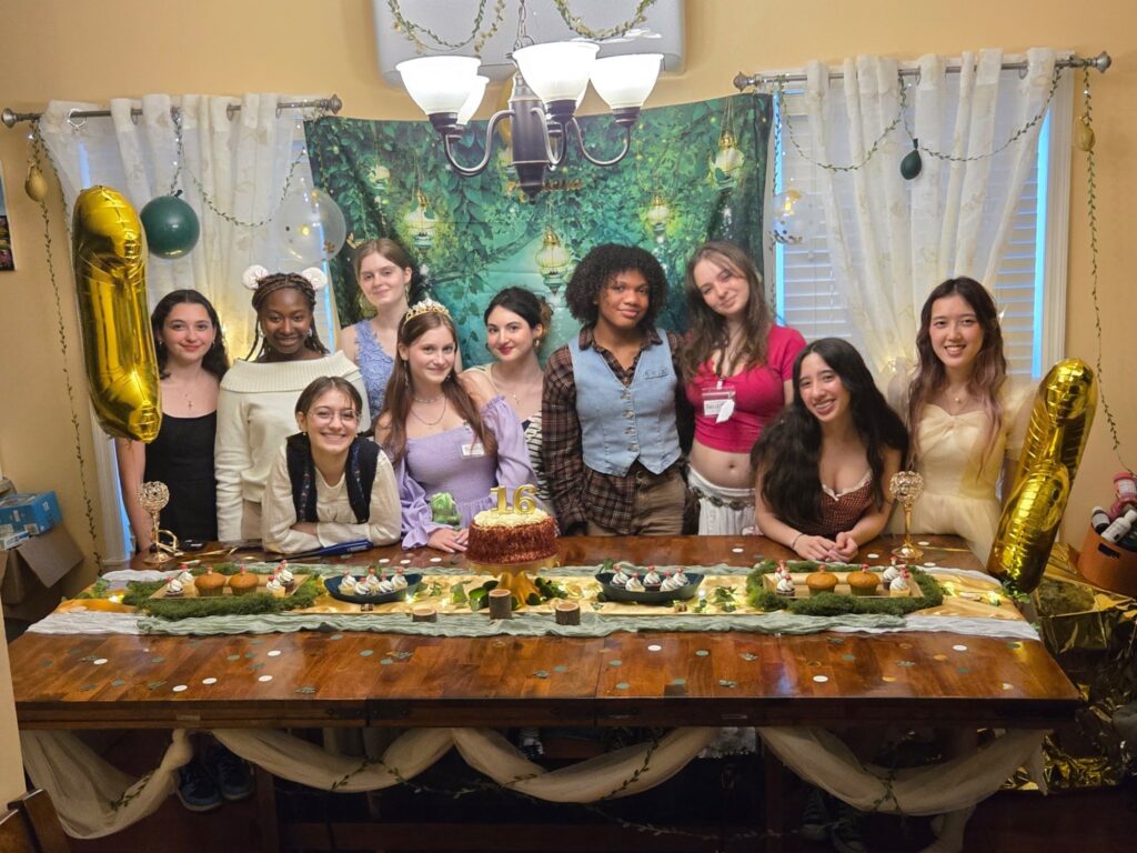 Night of Mystery | Teen & Tween Mystery Party Games: A Birthday Party Idea They’ll Actually Love People celebrating a fairy tale or enchanted forest-themed 16th birthday party