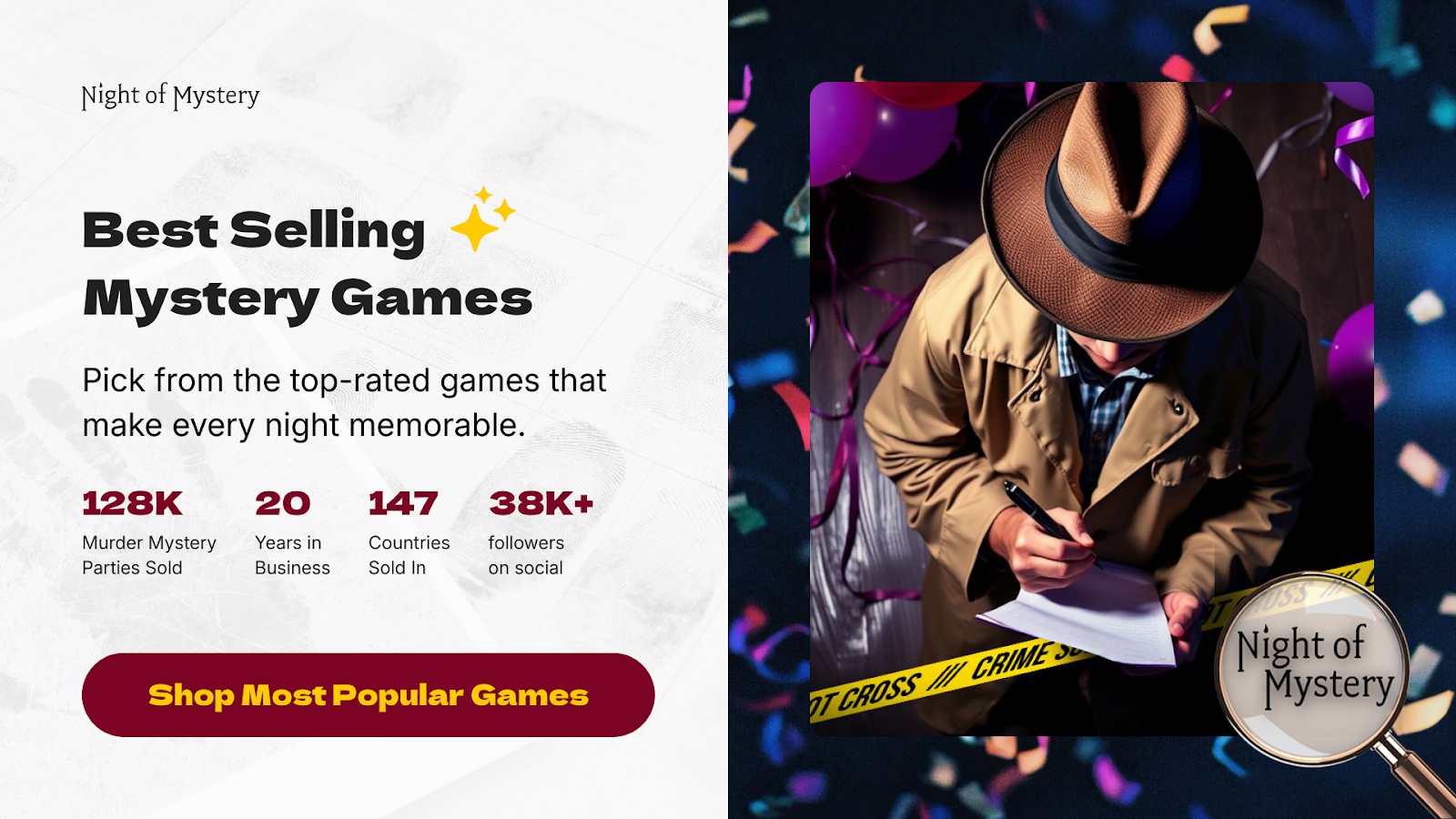 Night of Mystery | How To Play Murder Mystery Game Shop Top Murder Mystery Games And Learn How To Play