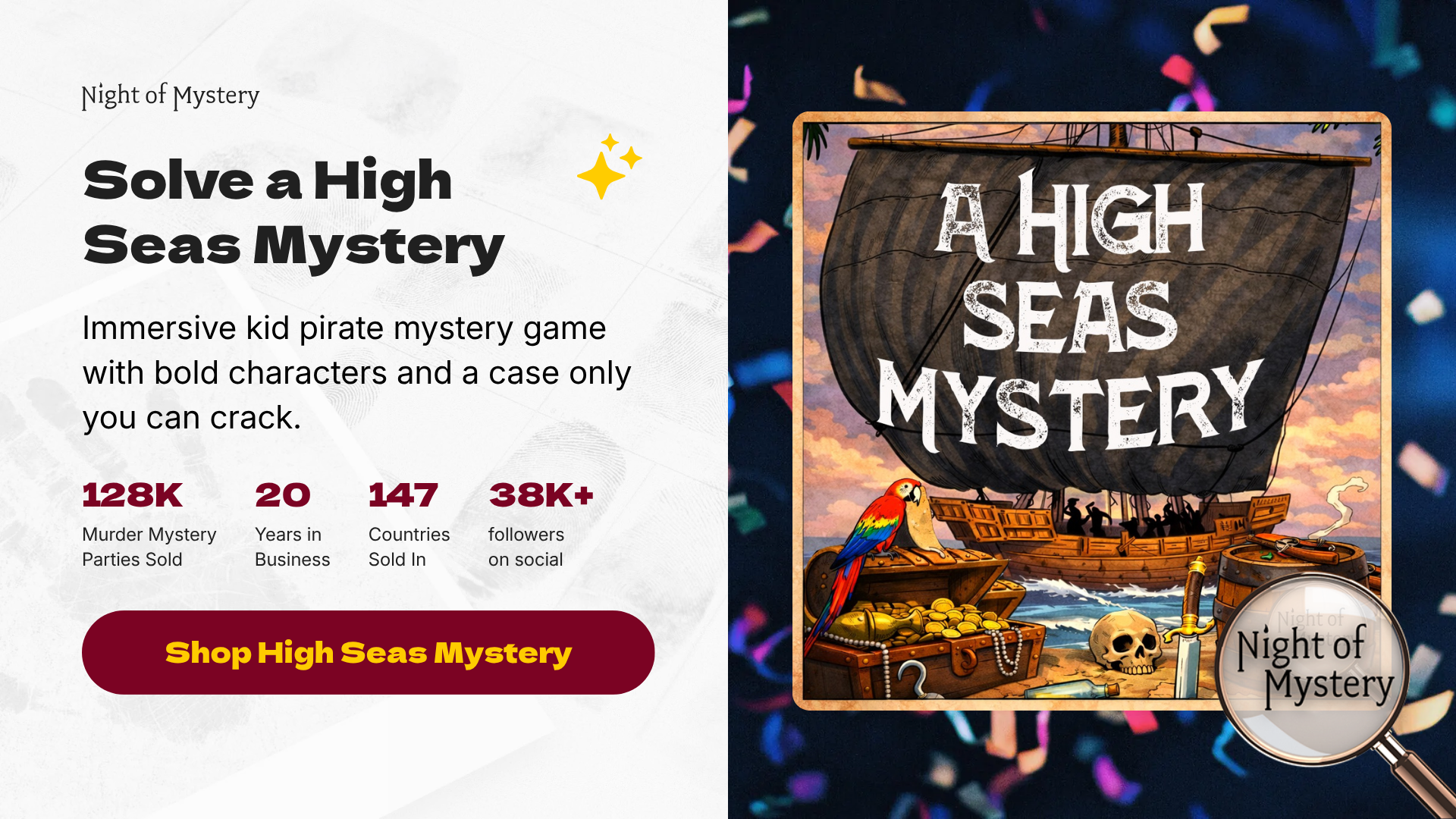 Night of Mystery | Pirate Terminology | A Complete Glossary of Pirate Words & Phrases Pirate themed kid mystery