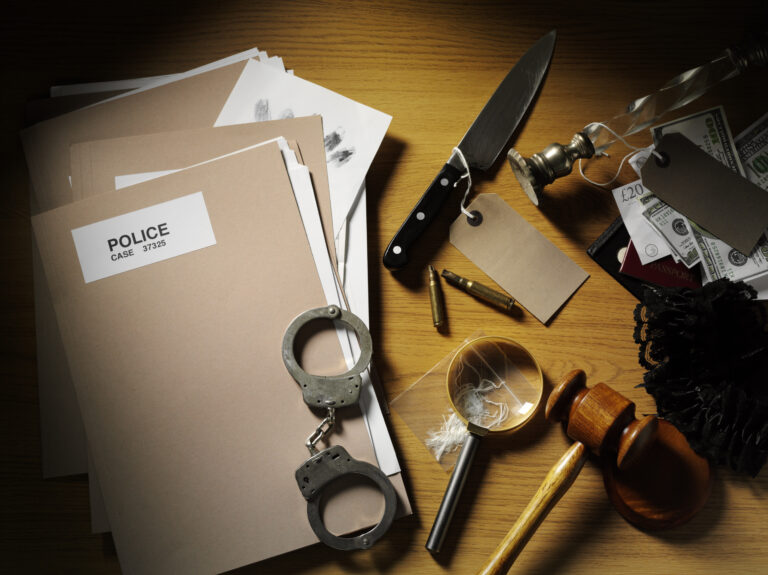 Night of Mystery | Best Dinner Party Games for Adults Police Files with Evidence of from a Crime