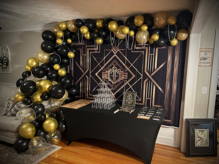 Night of Mystery | Surprise Birthday Party Ideas for Adults That Actually Stay Secret Ornate Vintage Decor Inspired By Roaring 20s Parties