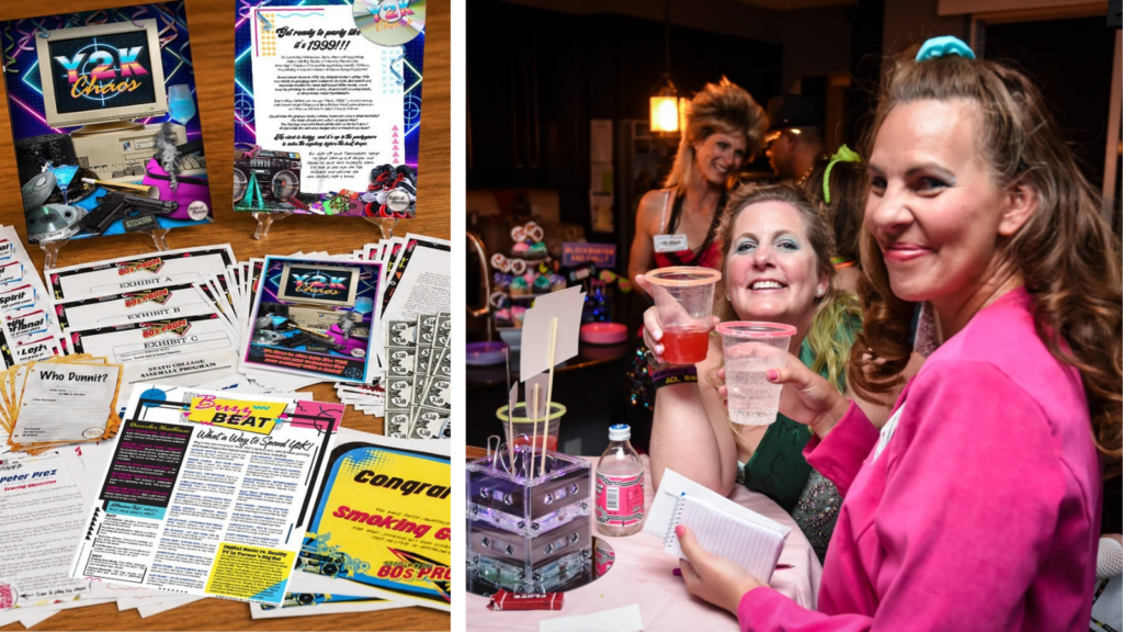 Night of Mystery | 90s-Themed Party: A Decade Of Drama With A Murder Twist Creative 90s Party Ideas