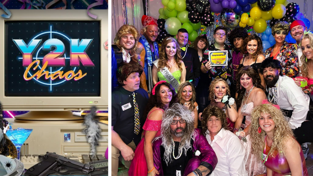 Night of Mystery | 90s-Themed Party: A Decade Of Drama With A Murder Twist Retro Throwback 90s Party