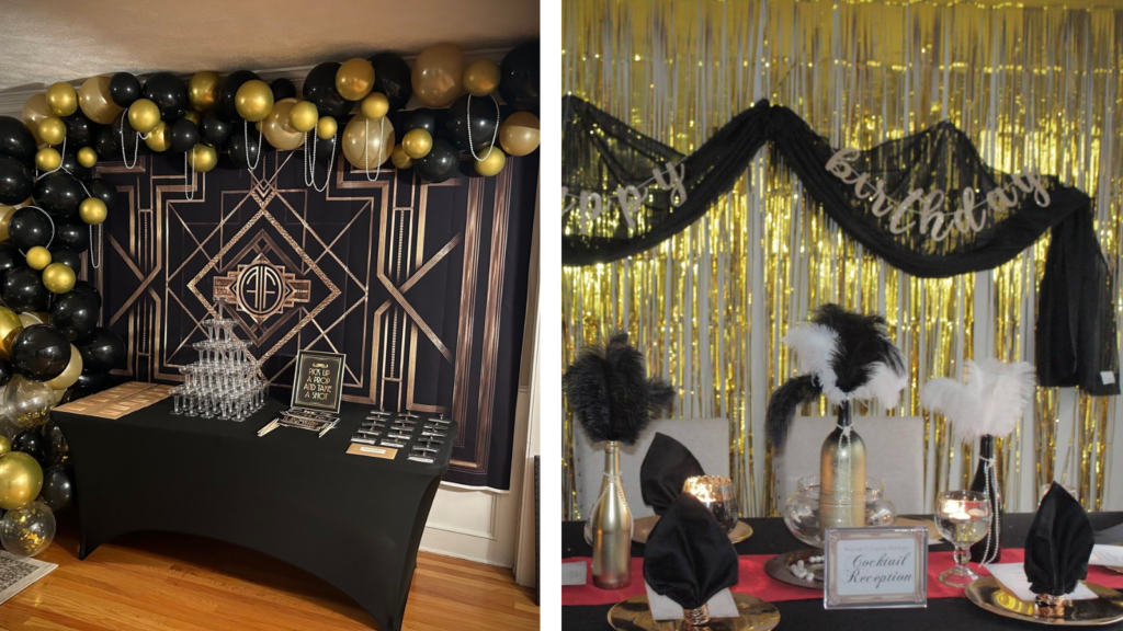 Night of Mystery | Gatsby-Themed Party: Roaring 20s Glamour With A Mystery Twist decorations for Gatsby murder mystery party