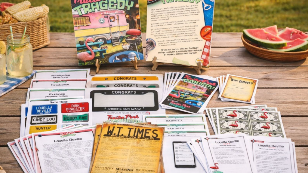 Night of Mystery | White Trash Bash: Throw The Trashiest Mystery Night Of The Year instructions for trailer park tragedy