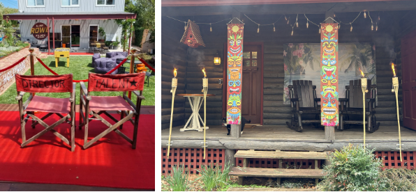 Night of Mystery | Summer Birthday Party Ideas: A Backyard Murder Mystery Under The Sun Create Comfortable Gathering Spaces