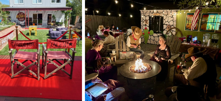Night of Mystery | Garden Party Ideas: Host An Outdoor Murder Mystery For Elegant Guests Create Comfortable Gathering Spaces