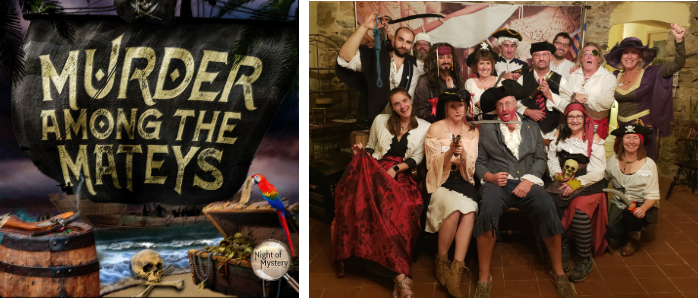 Night of Mystery | Fall Party Ideas: A Murder Mystery Is The Perfect Autumn Gathering Murder Among the Mateys