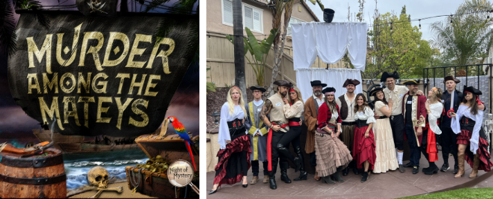 Night of Mystery | Backyard Party Ideas: Turn Your Outdoor Space Into A Murder Mystery Scene Pirate Mystery Adventure