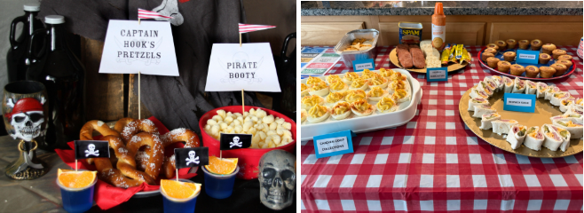Night of Mystery | Summer Birthday Party Ideas: A Backyard Murder Mystery Under The Sun Serve Food That Matches the Mystery