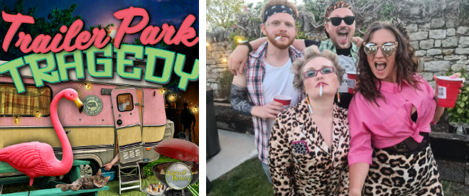 Night of Mystery | Backyard Party Ideas: Turn Your Outdoor Space Into A Murder Mystery Scene Trailer Park Tragedy