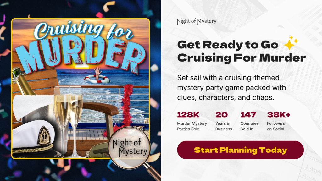 Night of Mystery | Pool Party Games That Splash Your Backyard Party Into A Mystery Night Cruising For Murder