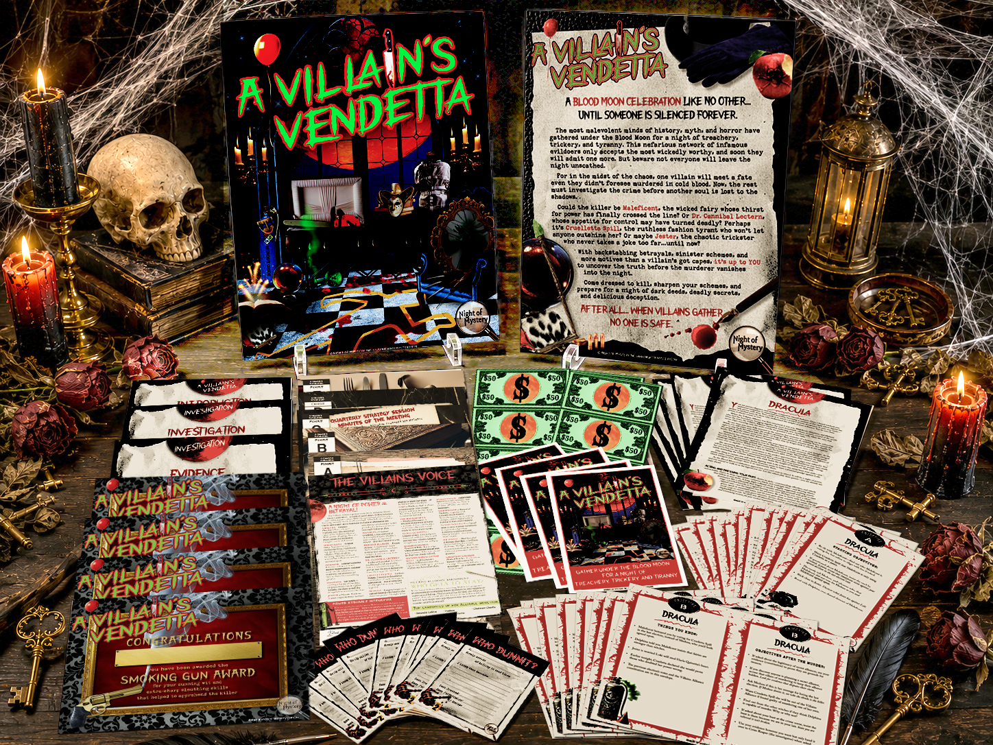 A Villain's Vendetta Murder Mystery Party Game - Image 5