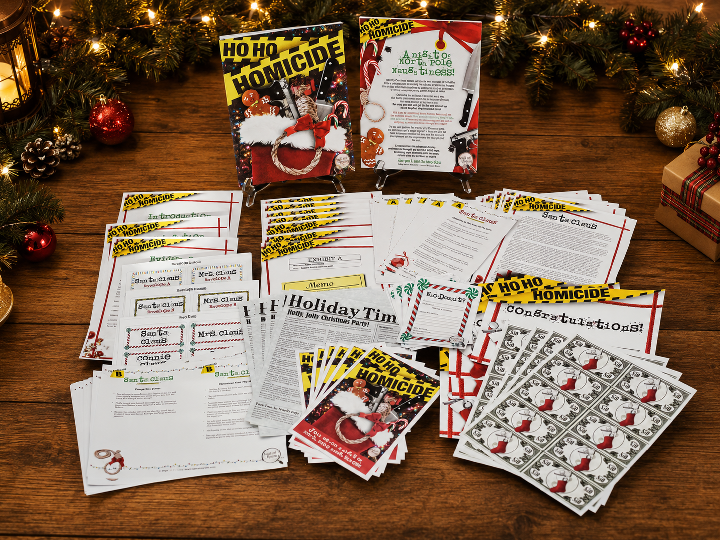 Ho Ho Homicide Murder Mystery Party Game - Image 6