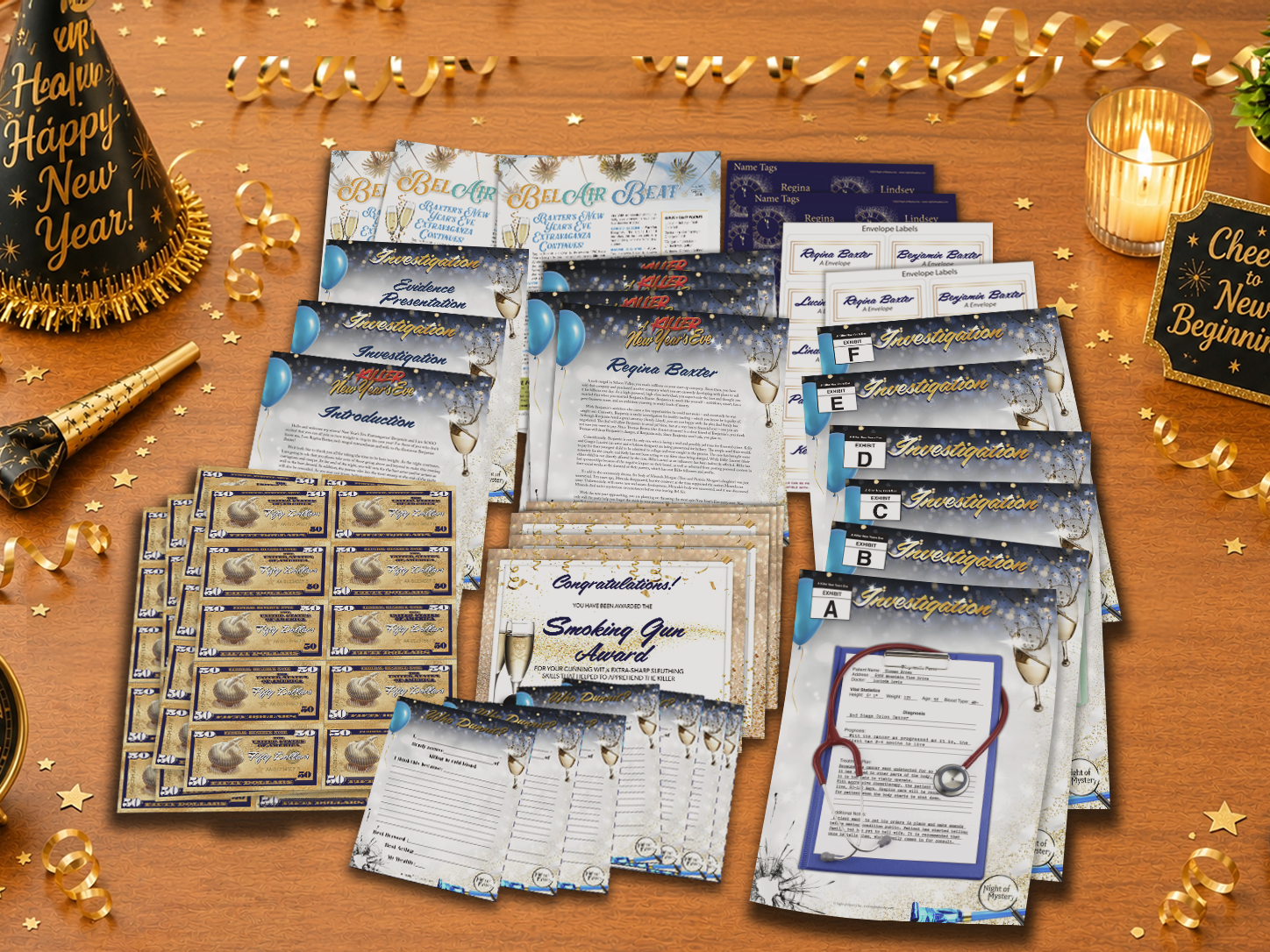 A Killer New Year's Eve Murder Mystery Party Game - Image 4
