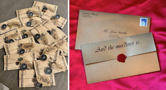 Night of Mystery | Murder Mystery Party Invitations: Set The Scene Before The Night Begins Match the Theme