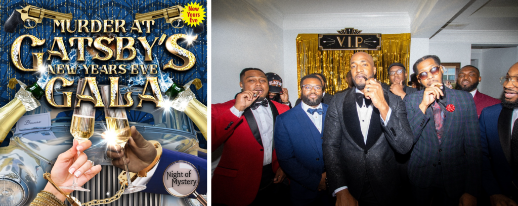 Night of Mystery | New Year’s Eve Party Ideas To Ring In The New Year With A Bang Murder At Gatsby's Gala