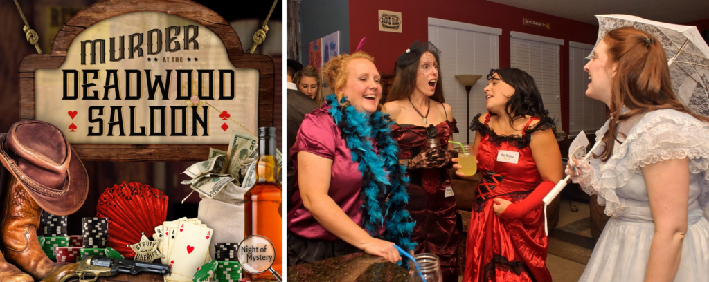 Night of Mystery | Thanksgiving Party Ideas For Adults Who Want More Than Football Murder At The Deadwood Saloon