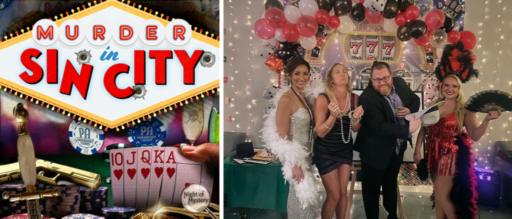 Night of Mystery | Anniversary Party Ideas That Make Them Fall In Love All Over Again Murder In Sin City