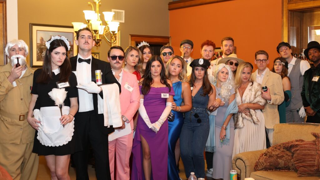 Night of Mystery | Office Holiday Party Ideas That Make Everyone Actually Show Up Night of Mystery games are designed natively for 15 to 20 players