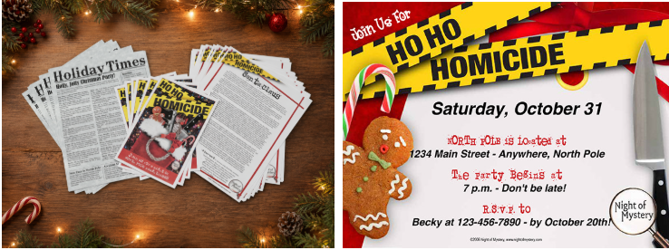 Night of Mystery | How To Plan A Murder Mystery Party From Scratch In One Weekend Send Invitations Early