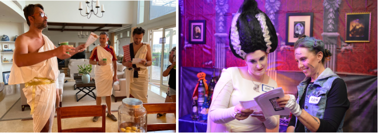 Night of Mystery | 50th Birthday Party Ideas: Make The Big Five-O A Murder Mystery Night The Mystery Unfolds Throughout the Night