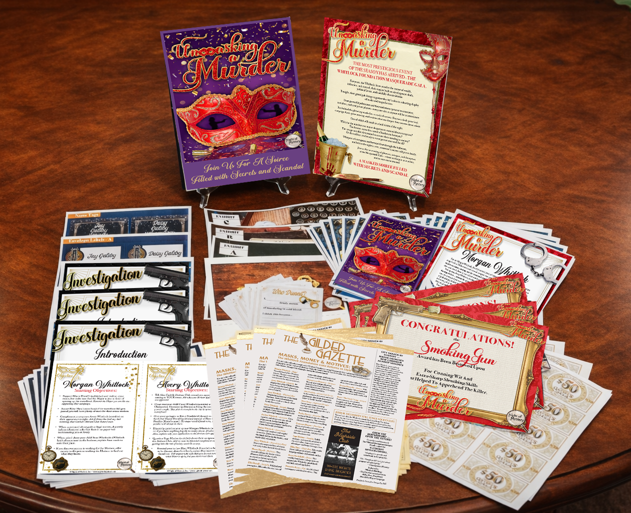 Night of Mystery | Unmasking a Murder Mystery Party Game Unmasking a Murder Mystery Party Game - Image 5