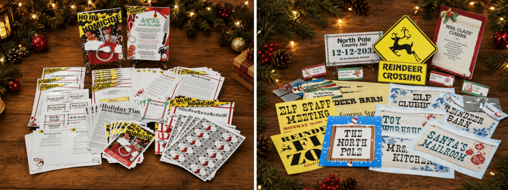Night of Mystery | Christmas Themed Murder Mystery Party Ideas Choose a Christmas Mystery Theme and Send Invitations