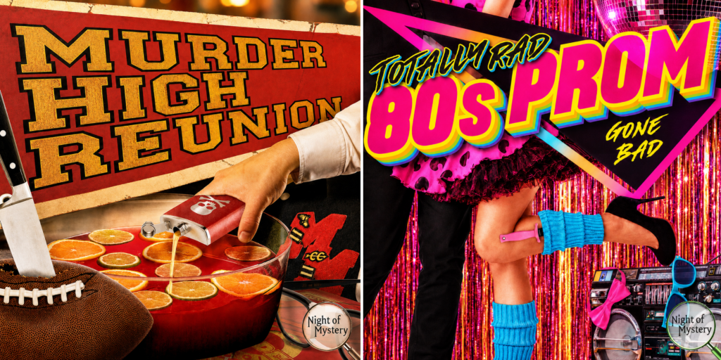 Night of Mystery | 20 Year High School Reunion Ideas That Bring The Class Back Together Choose a Mystery Theme